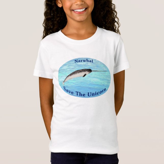 Narwhal - Save The Unicorn T-Shirt (Front)