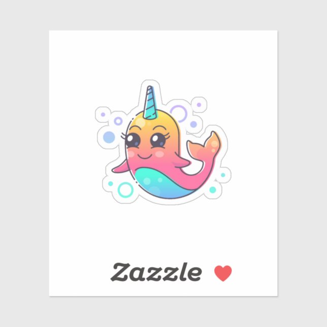 Narwhal Sticker (Sheet)