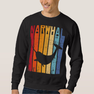 Narwhal Tshirt, Retro Narwhal Shirt, Narwhal Sweatshirt