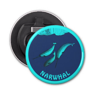 Narwhal Under The Ice Bottle Opener