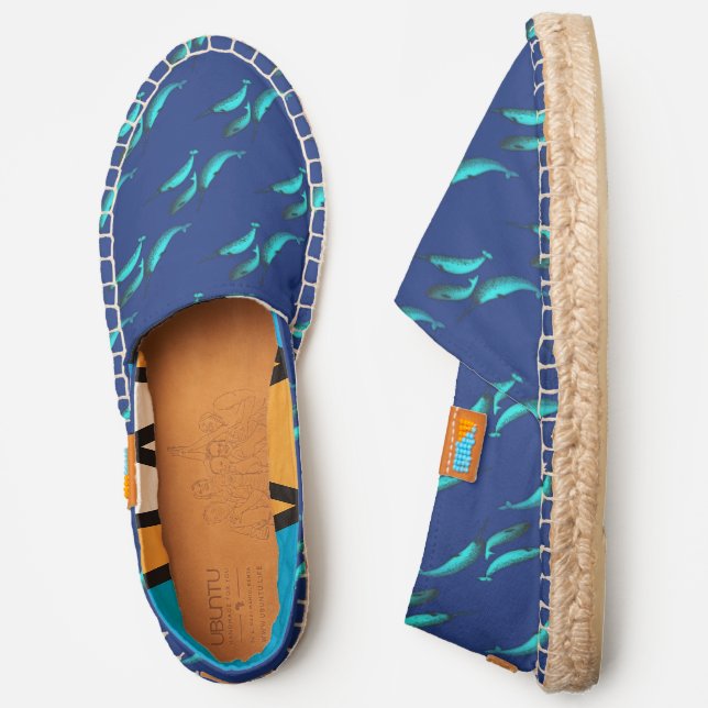 Narwhal  Under The Ice Espadrilles (Side)