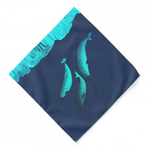 Narwhal Under The Ice - Greenland Bandana