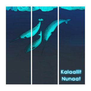 Narwhal Under The Ice - Greenland Triptych