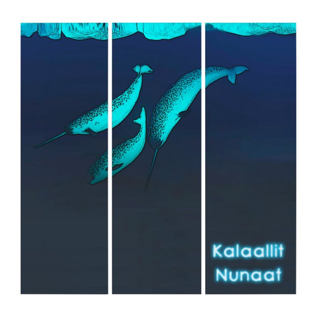 Narwhal Under The Ice - Greenland Triptych (Front)
