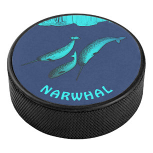 Narwhal Under The Ice Hockey Puck