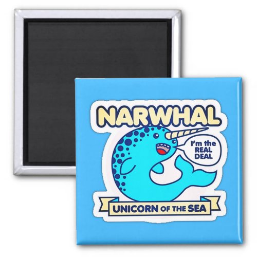 Narwhal Unicorn Of The Sea Magnet