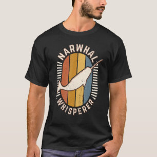 Narwhal Whisperer Vintage Classic Retro Animal Lov T-Shirt