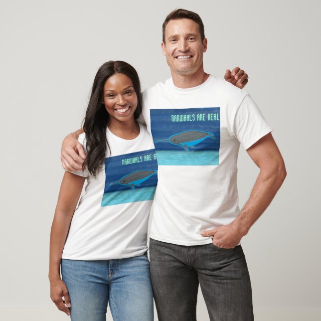 Narwhals are Real T-Shirt (Unisex)