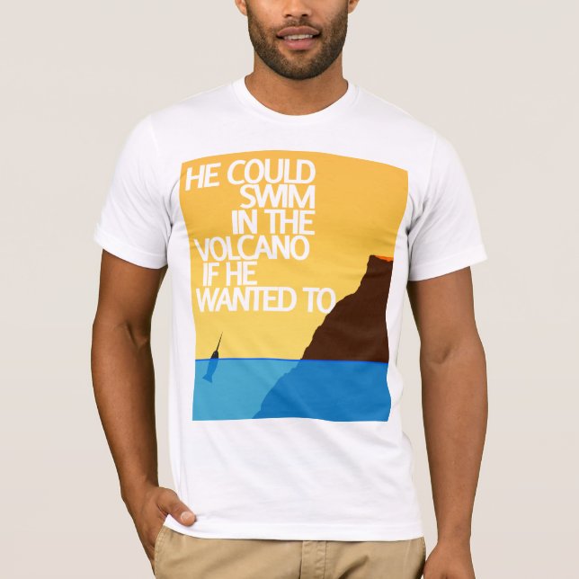 Narwhals can - Volcano T-Shirt (Front)