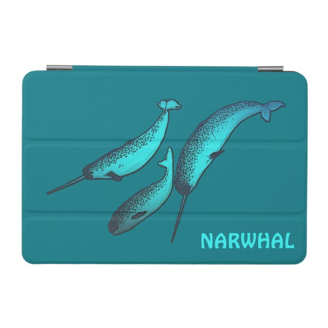 Narwhals iPad Mini Cover (Horizontal)
