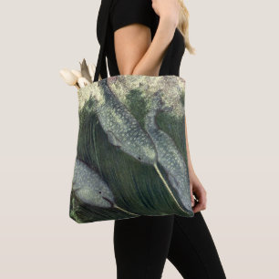 Narwhals, Vintage Marine Life Whales Ocean Animals Tote Bag