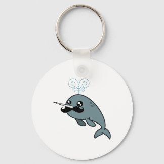 Narwhalstache Keychain