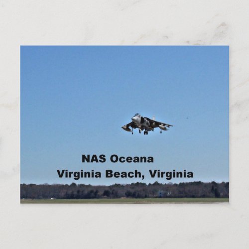 NAS Oceana Virginia Beach Virginia Postcard