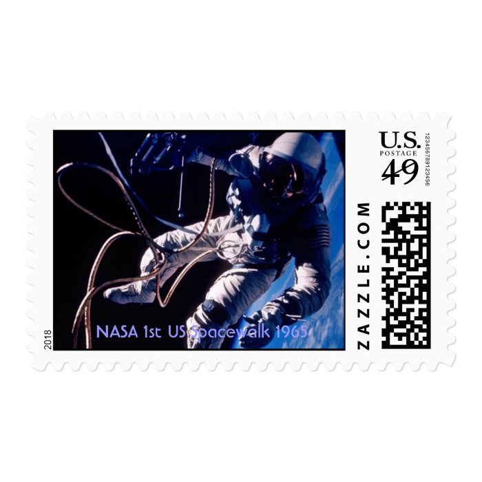 NASA 1st US Spacewalk 1965 Postage Stamps