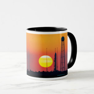 NASA Antares Rocket Sunrise Launch Mug