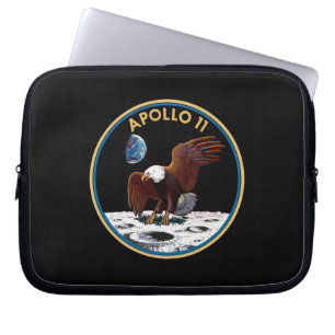 NASA Apollo 11 Moon Landing Lunar Patch Insignia Laptop Sleeve
