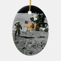 Nasa Apollo 15 Lunar Module Moon Landing 1971 Ceramic Ornament