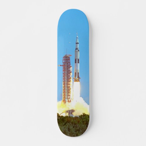 NASA Apollo 16 Saturn V Rocket Launch Skateboard