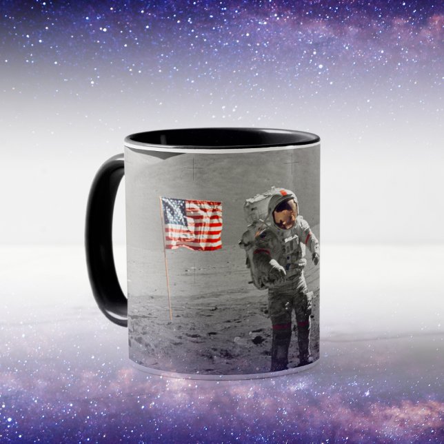 NASA Apollo 17 lunar landing mission, 1972 Mug (Creator Uploaded)