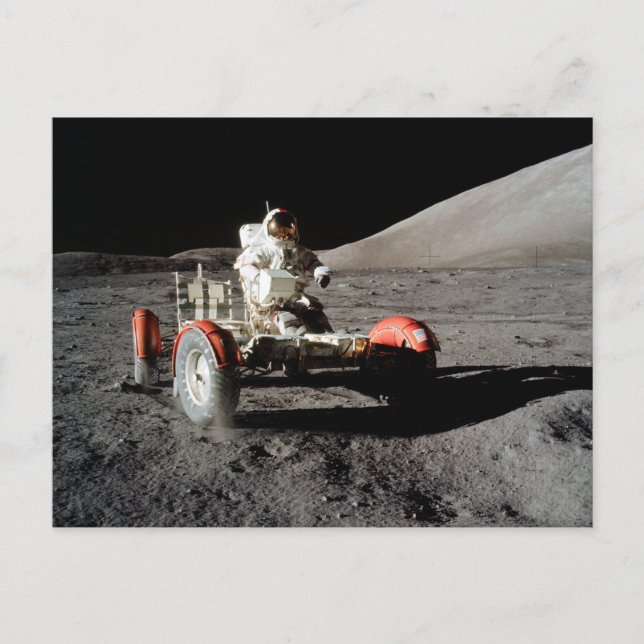 NASA Apollo 17 Lunar Roving Vehicle, 1972 Postcard (Front)