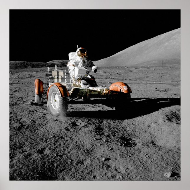 NASA Apollo 17 Lunar Roving Vehicle Poster (Front)