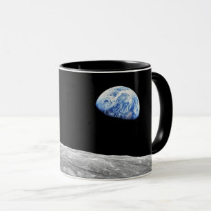 NASA Apollo 8 Earthrise Moon Lunar Orbit Photo Mug