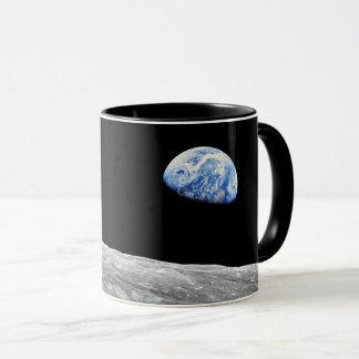 NASA Apollo 8 Earthrise Moon Lunar Orbit Photo Mug