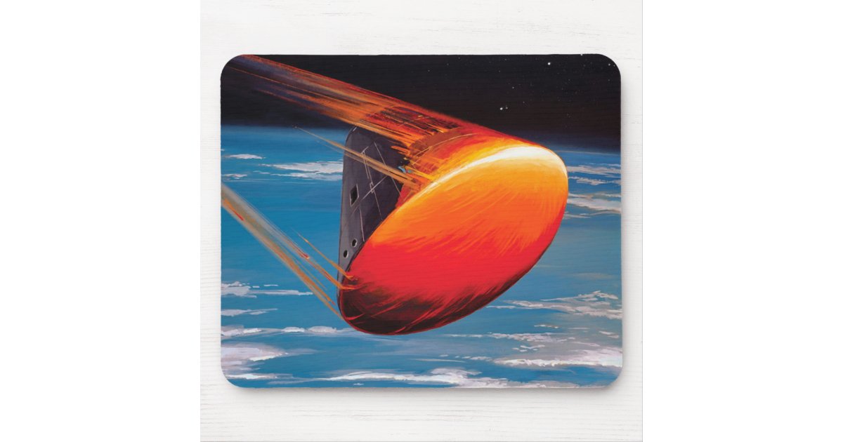 Apollo Mouse NASA Apollo Command Module Space Capsule Artwork Mouse Pad | Zazzle