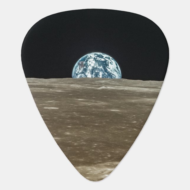 NASA Apollo Moon Mission Landing - Guitar Pick 004 (Front)
