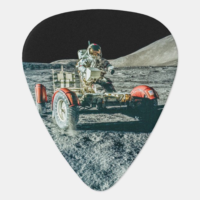 NASA Apollo Moon Mission Landing - Guitar Pick 005 (Front)