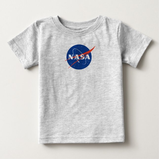 NASA approved kids Meatball Insignia Baby T-Shirt (Front)