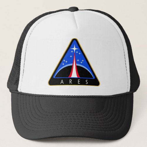 NASA Ares Rocket Logo Trucker Hat