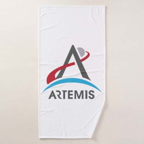 NASA Artemis Program Logo Mars 2024 Astronaut Bath Towel