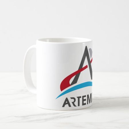 Nasa Artemis Program Logo Mars 2024 Astronaut Coffee Mug