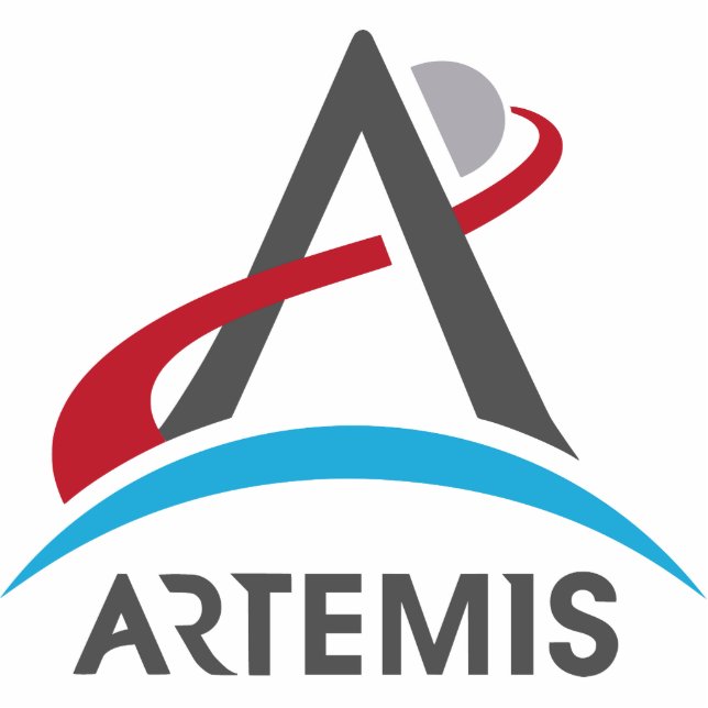 NASA Artemis Program Logo Mars 2024 Astronaut Cutout (Front)