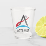 Nasa Artemis Program Logo Mars 2024 Astronaut Shot Glass at Zazzle