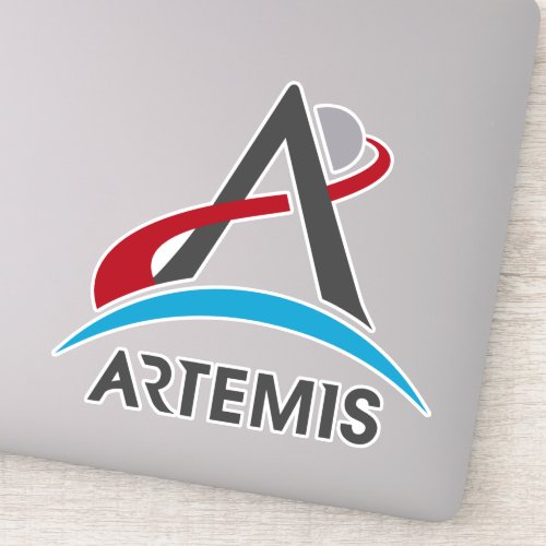NASA Artemis Program Logo Mars 2024 Astronaut Sticker