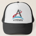 Nasa Artemis Program Logo Mars 2024 Astronaut Trucker Hat at Zazzle