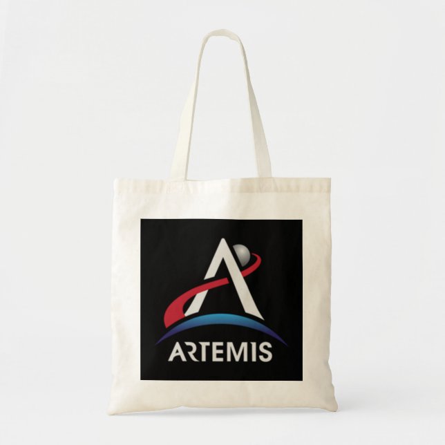 NASA Artemis Program Logo Official SD We Are Going Tote Bag (Front)