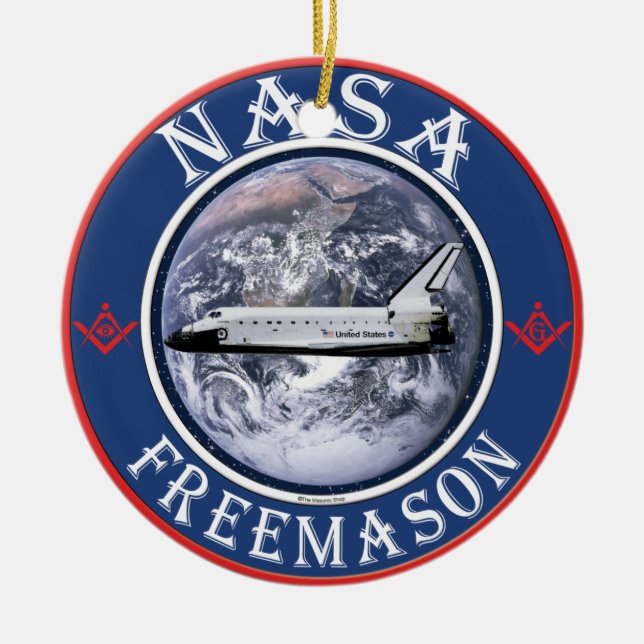 NASA CERAMIC ORNAMENT (Front)