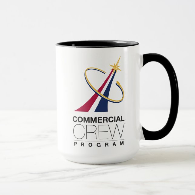 NASA Commercial Crew Program Logo Mug (Right)
