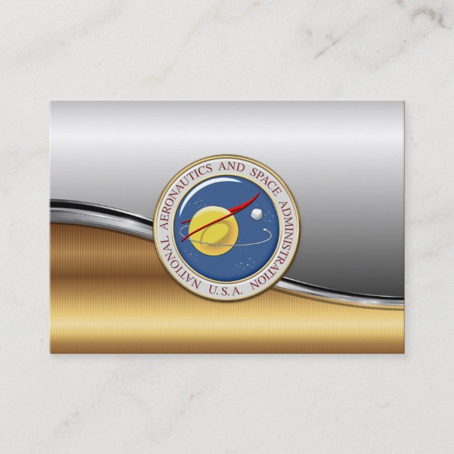NASA Emblem [3D] Business Card (Front)