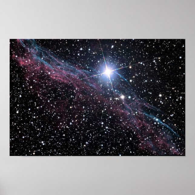 NASA ESA Veil nebula Poster (Front)