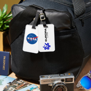 NASA Europa Clipper Logo 2-Sided Luggage Tag