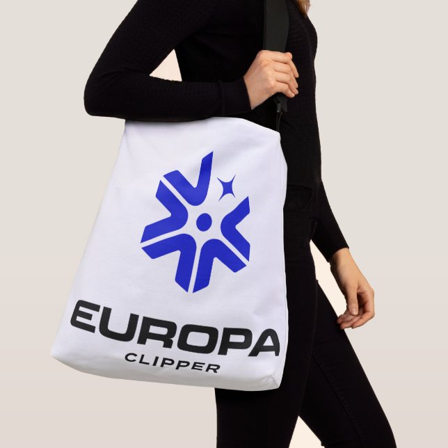 NASA Europa Clipper Logo Crossbody Bag (Close Up)