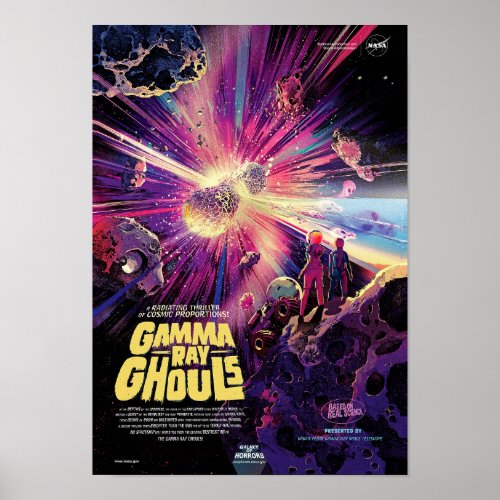 NASA Exoplanet Travel Gamma Ray Ghouls Poster