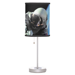 NASA First American Astronaut Spacewalk Photo Table Lamp