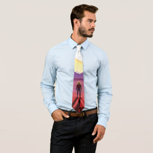 NASA Future Travel Poster - Relax on Kepler 16b Tie