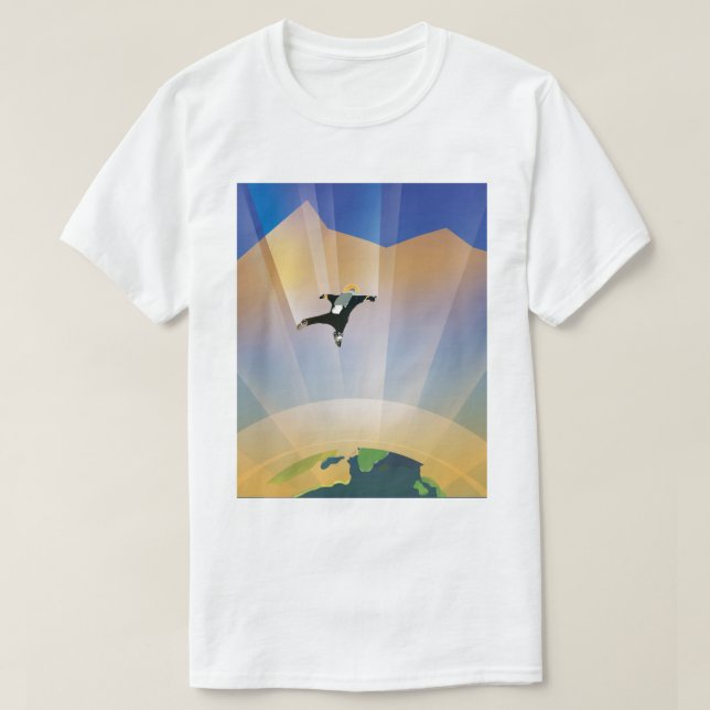 NASA Future Travel Sci Fi Poster - Super Earth T-Shirt (Design Front)
