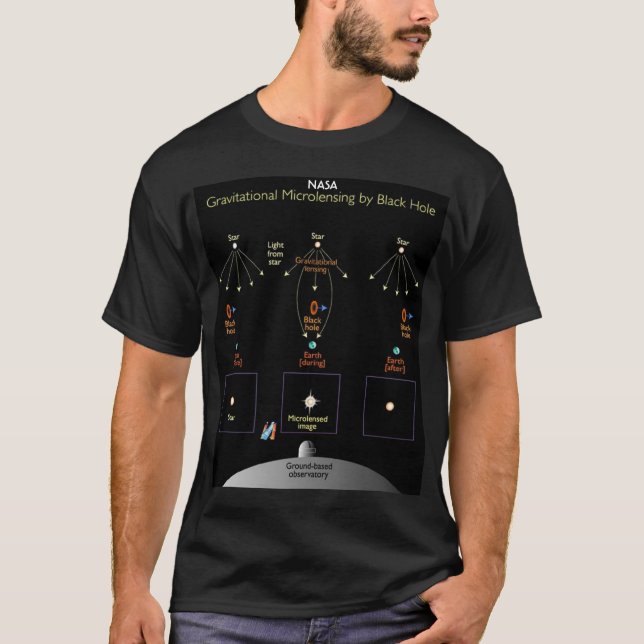 NASA Gravitiational Microlensing T-Shirt (Front)